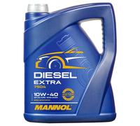 Olio 5 Litro Mannol Diesel Extra 10W40 per Alfa Audi Citroen Lancia Mazda VW