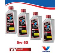 OLIO 5W50 4 LITRI Motore VALVOLINE VR1 RACING 5W-50 NO 300V NO PAKELO NO MOBIL