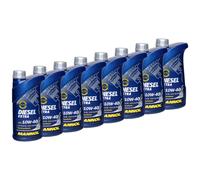 Olio 8x 1 Litro Mannol Diesel Extra 10W40 per Alfa Audi Lancia Mazda MB VW