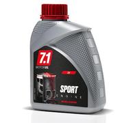 Olio a base sintetica specifico per moto scooter 2 tempi Malossi 7.1 Sport 1lt