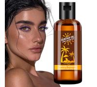 Olio Abbronzante Per Esterni,Olio Prolungato Per Abbronzatura 35ml - Prodotto Nutriente per Abbronzatura, Acceleratore Non Appiccicoso e Portatile per Piscina e Spiaggia