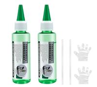 Olio al silicone per tapis roulant 120ml, lubrificante puro al silicone per tapis roulant, olio per tapis roulant per palestre e attrezzature sportive, tubi lunghi 20,3 cm x 2 + 10 guanti