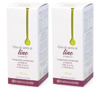 Olio Alimentare Lino Semi 100 Ml 2x100 ml Soluzione orale