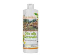 Olio alla Citronella Puro e Concentrato, per Fiaccole e Torce, Formato Convenienza, 1000 ml
