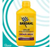 1L BARDAHL GEAR BOX 10W-40 SINTETICO OLIO TRASMISSIONE MOTO PLUS FULLERENE NUOVO