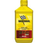 Olio Bardahl Sintetico 4T XTC C60 15W50 Moto Motor Ricambi Ciclomotore