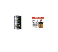 OLIO BARDAHL XTR 10W60 C60 RACING ABARTH 500 595 695 5 LITRI+FILTRO OLIO FIAT