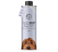 Olio BARF per cani 500 ml Olio Barf con Omega 3-6-9 composto da olio di salmone