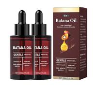 Olio Batana per capelli -100% puro olio naturale per la crescita dei capelli, nutre il cuoio capelluto, elimina le doppie punte, riduce la caduta dei capelli e disintossica il cuoio capelluto (2 pezzi