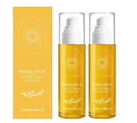 Olio botanico per il corpo, con alghe Wakame, oli di noce del Brasile e semi di passiflora, per una pelle dall'aspetto più liscio e un miglioramento dell'aspetto della cellulite (2pcs)