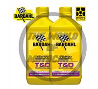 OLIO CAMBIO Bardahl 75W90 T&D trasmissione Bardahl T&D75W90 Sintetic 2 Litri