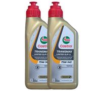 Castrol Transmax Limited Slip LL 75W 140 2X1 Litro Bottiglia Olio Per Cambio