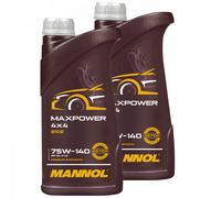 Olio Cambio Quad MANNOL Maxpower 4x4 75W140 API GL 5 LS 2x 1 Litro Arctic Cat