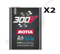 Olio Car Racing Auto Da Competizione Da Gara Motul 300V 10W60 Le Mans 4 Litri