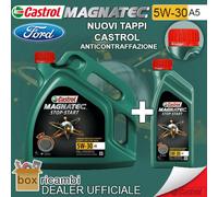 OLIO MOTORE ORIGINALE CASTROL MAGNATEC C3 5W-40 LT. 6 (6 LITRI) - UFFICIALE