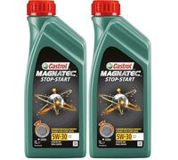 OLIO CASTROL MAGNATEC STOP&START 5W-30 C2 WH (Confezione da 2)
