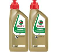 OLIO CASTROL POWER 1 2T 1L (Confezione da 2)