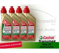 OLIO CASTROL TRANSMAX DEX III MULTIVEHICLE PER CAMBI AUTOMATICI 4 L LITRI 15003D