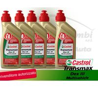 OLIO CASTROL TRANSMAX DEX III MULTIVEHICLE PER CAMBI AUTOMATICI 5 L LITRI 15003D