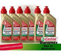 OLIO CASTROL TRANSMAX DEX III MULTIVEHICLE PER CAMBI AUTOMATICI 6 L LITRI 15003D