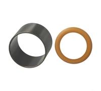 Olio - Cilindro compressore d'aria e pistone per kit di ricambio ad anello per compressori d'aria da 550 W a 1600 W, set da 2 pezzi, nero, per 750 W