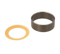 Olio compressore d'aria cilindro manicotto e per kit anello pistone per modelli 550w 600w 750w 950w guarnizione in gomma nera 2 pezzi (per 550W)