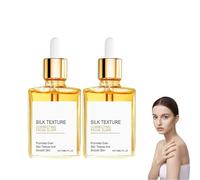 Olio corpo alla seta - Olio corpo e doccia leggero e profumato, essenza idratante non grassa con burro di karité, olio di cocco e vitamina E per una pelle morbida e liscia, 30 ml (2PCS)