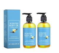 Olio Corpo Caramello Vaniglia, Olio Corpo Profumato, Profondamente Nutriente, Fragranza a Lunga Durata, Rende la Pelle Radiosa, Olio Idratante Corpo Profumo Vaniglia per Tutti i Tipi di Pelle (2pcs)