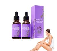 Olio corpo Cyperus Rotundus a base vegetale - Siero lenitivo leggero per una pelle dall'aspetto più liscio, supporto per la gestione dei capelli con benefici idratanti e nutrienti (2 bottiglie)