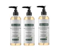 Olio Corpo Lifting al Collagene,Olio Corpo Lifting Glow Essence,Soluzione Nutriente E Idratante,Idrata Intensamente e Attenua le Rughe Sottili,per Tutto Il Corpo 3pc