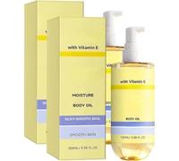 Olio Corpo Vaniglia, Idratante Leggero Per Pelle Secca, Formula Non Grassa Ad Assorbimento Veloce, Profumo Vaniglia Naturale, 100ml(2pcs)