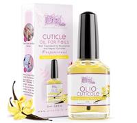 Olio Cuticole Unghie di mani e piedi Professionale 12ml - Fragranza Vaniglia - Idratante e Rigenerante, Dona Sollievo e Freschezza alla pelle secca e Irritate