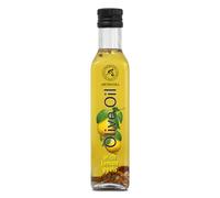 Olio d’Oliva al Limone 250 ml - con Scorze di Limone Essiccate - Olio Infuso per Cucina e Insalate - Gusto Naturale