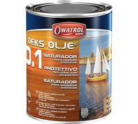 Olio D1 impregnante legni tropicali esterno interno trasparente 1 L