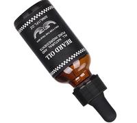 Olio da Barba 30ml in Vetro Nero, Fluido Nutriente Uomo | Assorbimento Rapido, Idratazione e Barba Liscia, Flacone da Viaggio per Cura Quotidiana