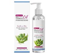 Olio da barba Smooth per donna, trattamento pre-rasatura e rasatura, idratante per la pelle, non untuoso, per viso, corpo e gambe