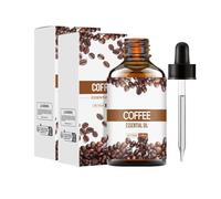 Olio da caffè, olio da caffè, olio da caffè contro le rughe, siero biologico per il viso con olio di caffè, olio essenziale di caffè, olio di caffè naturale organico per la cura dei capelli (2 pezzi