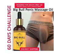 Olio da massaggio ayurvedico per uomo 15 ml migliora l'intimità, il benessere...