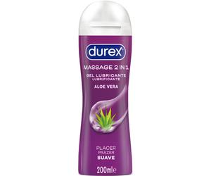 Olio da Massaggio Erotico Durex Play Massage Aloe Vera - 200 ml
