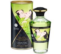 SHUNGA - OLIO DA MASSAGGIO CON EFFETTO CALORE GUSTO SORBETTO DI MEZZANOTTE 100 ML