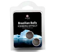 Olio da Massaggio Erotico Secretplay Palline Brasiliane - Effetto Freddo