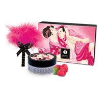 Olio da Massaggio Erotico Shunga Kit Polvere - Lampone