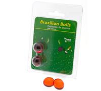 Olio da Massaggio Erotico Taloka Brazilian Balls - Fragola e Champagne