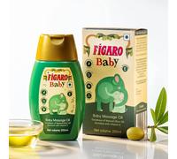 Olio da massaggio Figaro Baby con bontà di olio d'oliva naturale 200 ml