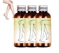 Olio da massaggio per le gambe, olio per il corpo per rassodare, ridurre il gonfiore delle gambe naturalmente per donne e uomini (3 pcs)