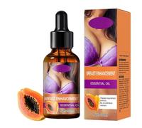 Olio da massaggio per rassodare e sollevare visibilmente il seno, olio essenziale levigante per il décolleté, olio corpo ai peptidi per il seno, trattamento tonificante e rassodante (1pcs)
