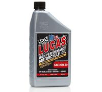 Olio Da Moto Lucas Oil 10700 SAE 20W-50 - Grigio, 1 Quart (32 Once)