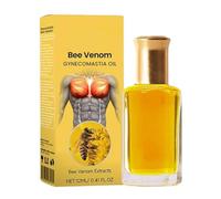 Olio D'ape | 12ml Assorbimento Rapido Uomini Termico Bee Venomm | Formula Naturale Olio Di Rassodamento Del Petto Per Lo Sviluppo Maschile