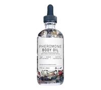 Olio del corpo di feromone per le donne, con petalo di rosa e olio di mandorla dolce, idrata la pelle, aumenta la fiducia e l'allure sociale, profumo di lunga durata (1PC)