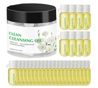 Olio detergente per viso, olio detergente profondo formato viaggio per viso monouso, detergente per olio per il viso. Cura della pelle, Essenziali di viaggio, Balsamo struccante per lì